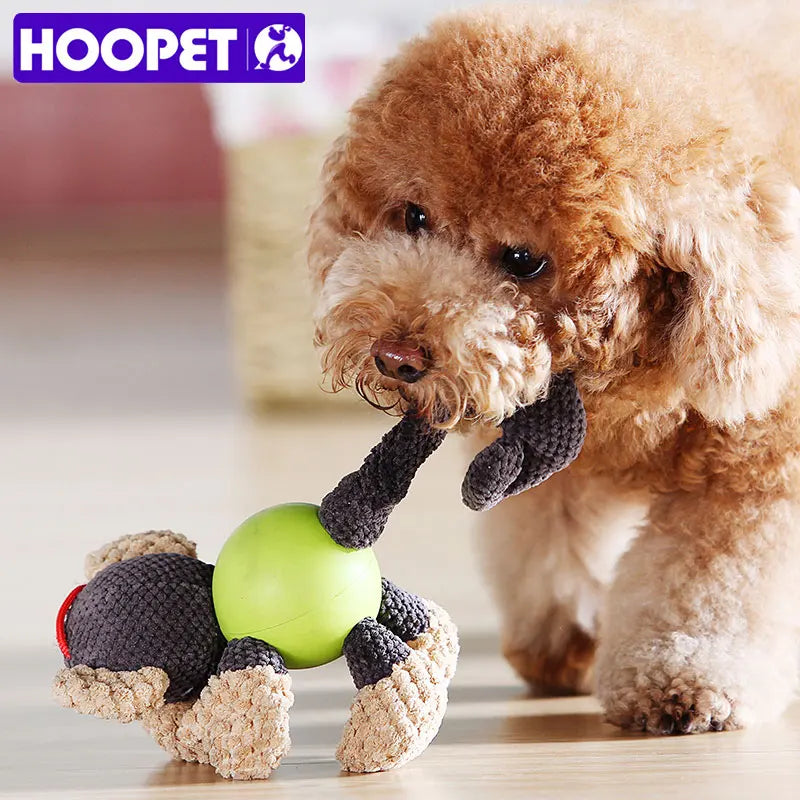 Squeaky Plush Dog Chew and Fetch Toy - Corduroy and Rubber - Koala