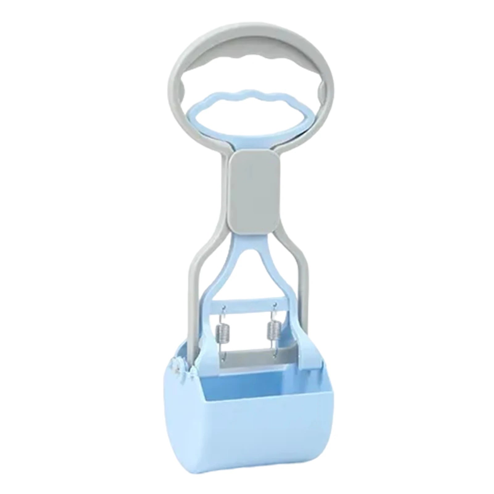 Foldable Dog Poop Scooper Long Handle Heavy Duty Jaw Clamp, Non Stick, Easy Clean