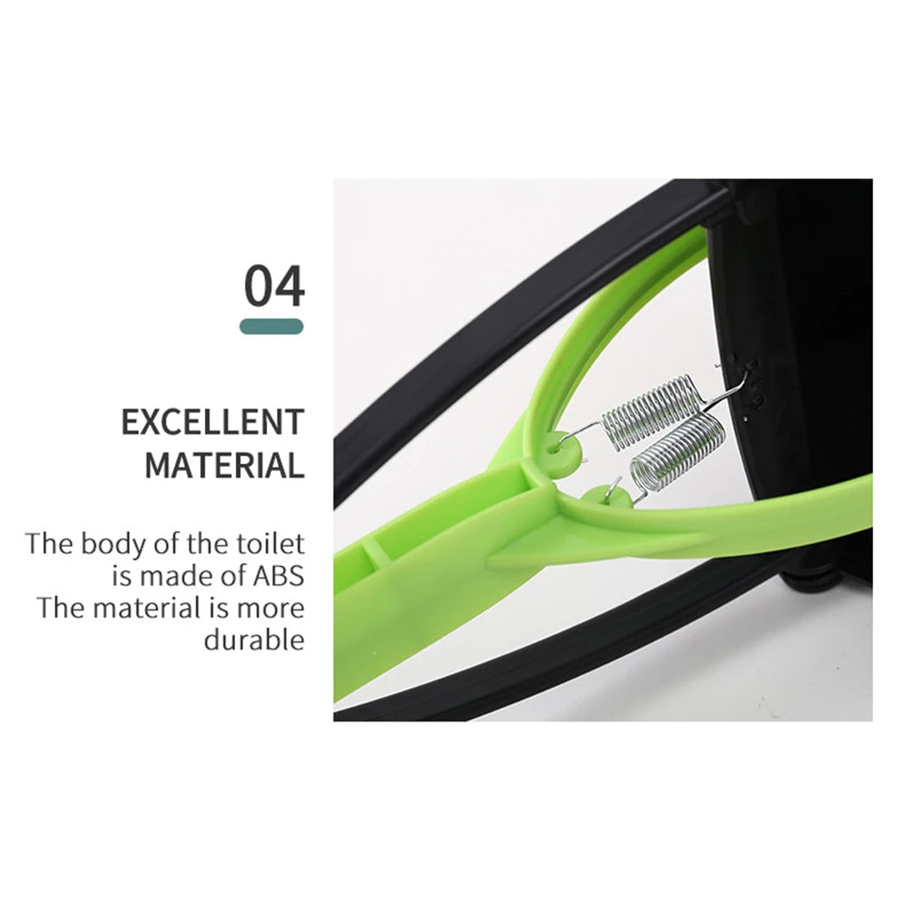 Foldable Dog Poop Scooper Long Handle Heavy Duty Jaw Clamp, Non Stick, Easy Clean