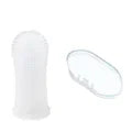 Soft Silicone Finger Toothbrush for Dogs and Cats 360 Degree Cleaning with Case