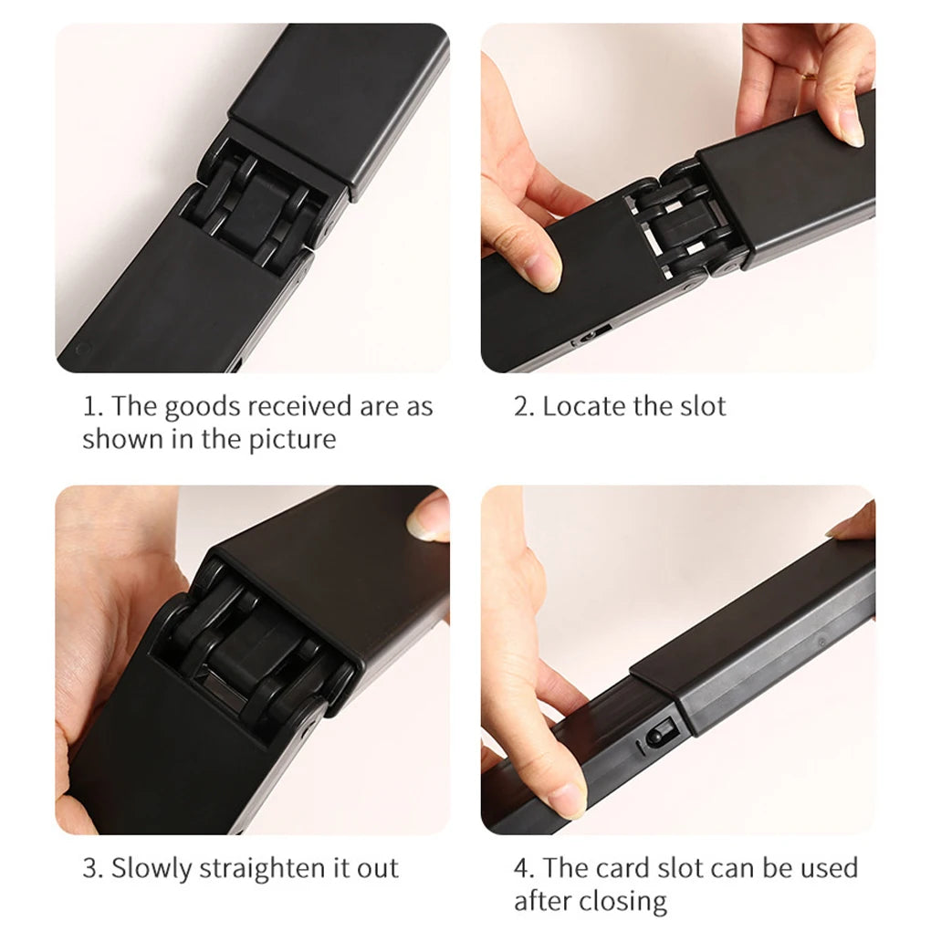Foldable Dog Poop Scooper Long Handle Heavy Duty Jaw Clamp, Non Stick, Easy Clean