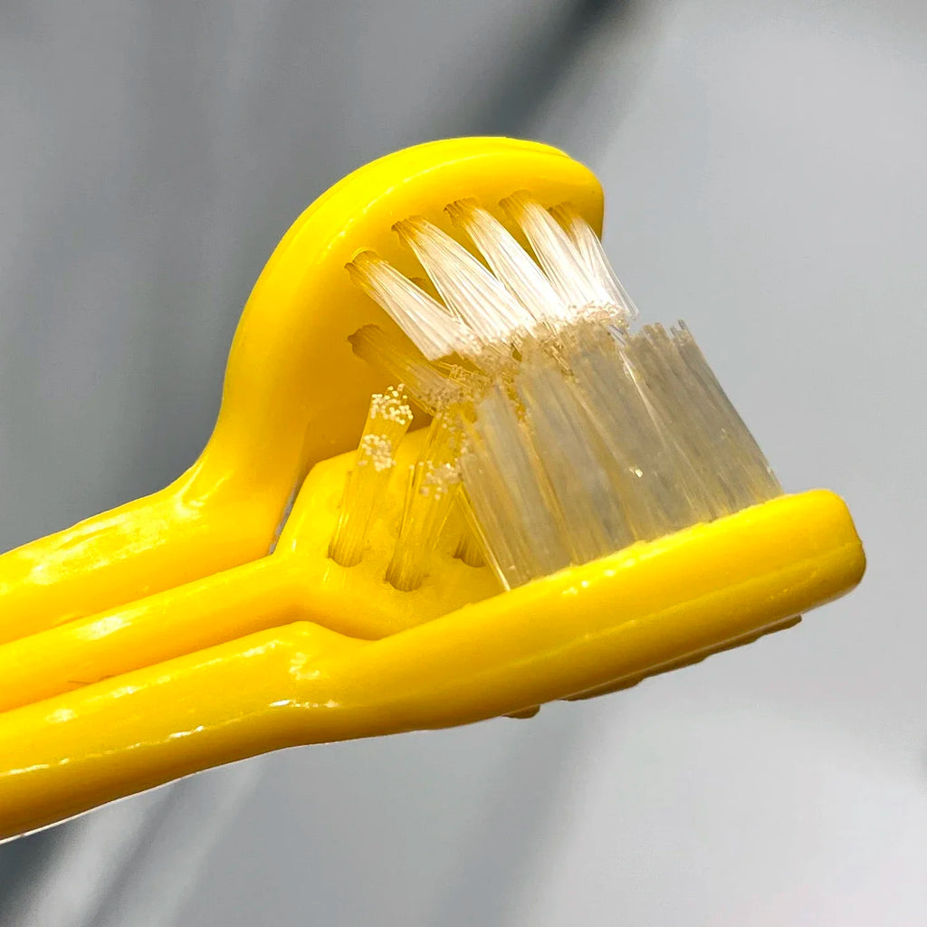 3 Sided Pet Toothbrush for Dogs,  Soft Bristles for Daily Dental Cleaning