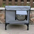 Lightweight Foldable Waterproof Cat Shelter with Insulated Warming Function - Large 65 x 42 x 30cm